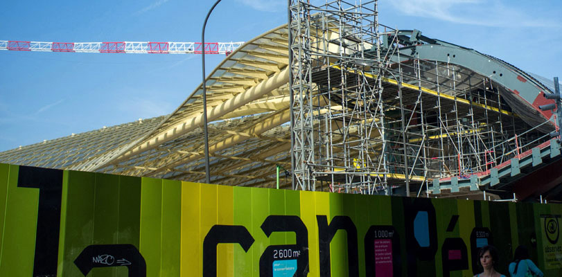 Chantier Canopéee Halles © Bruno Levesque / IP3